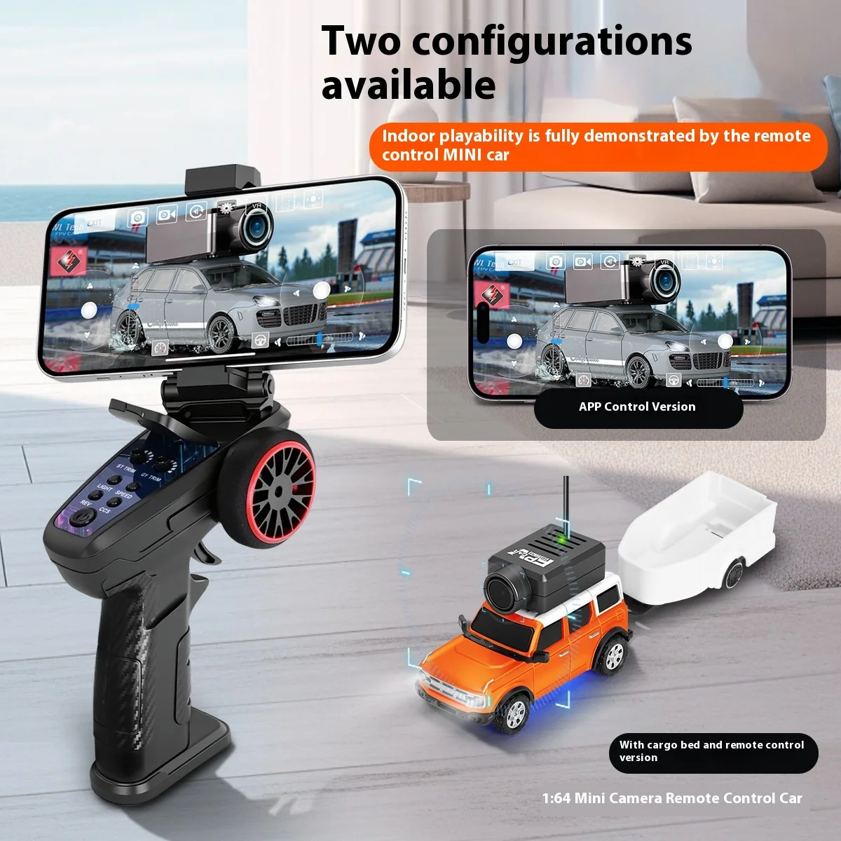 

WL TECH 6405-CFPV Радиоуправляемый автомобиль в стиле пистолета, масштаб 1:64, 2,4 ГГц, Wi-Fi HD-камера, шасси из сплава Mustang Drift, RTR, перезаряжаемая мини-модель игрушки
