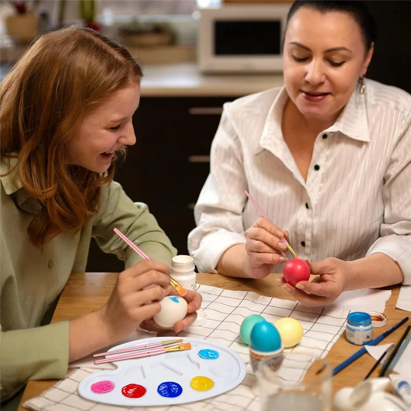 ABKS-Ultimate Painter's Collection: 72 Pcs Set With 60 Paint Brushes And 12 Palette Trays For Professional Artistry