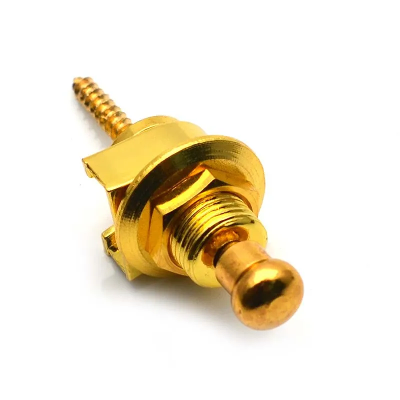 Metal Guitar Strap Lock System  Premium End Pin  Strap Button Set For Electric Guitar, Bass & Acoustic Quick Lock No-Slip