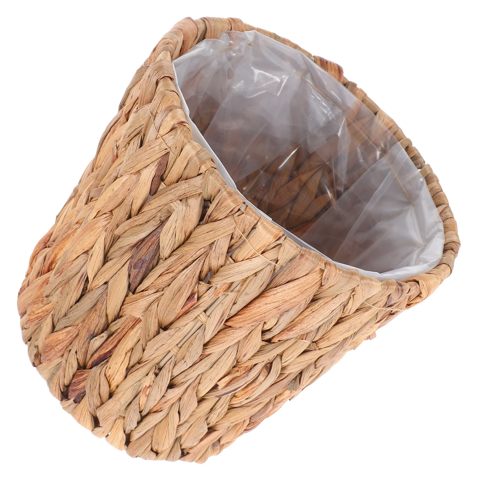 

Straw Storage Basket Woven Plant Outdoor Seagrass Planter Decorative Flower Pots