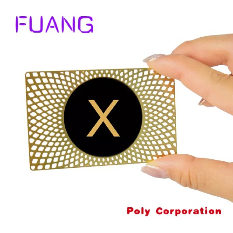 Custom  NFC Card Smart Identification Nfc Business Card Metal Black NFC Business Card Blank Manufacturer