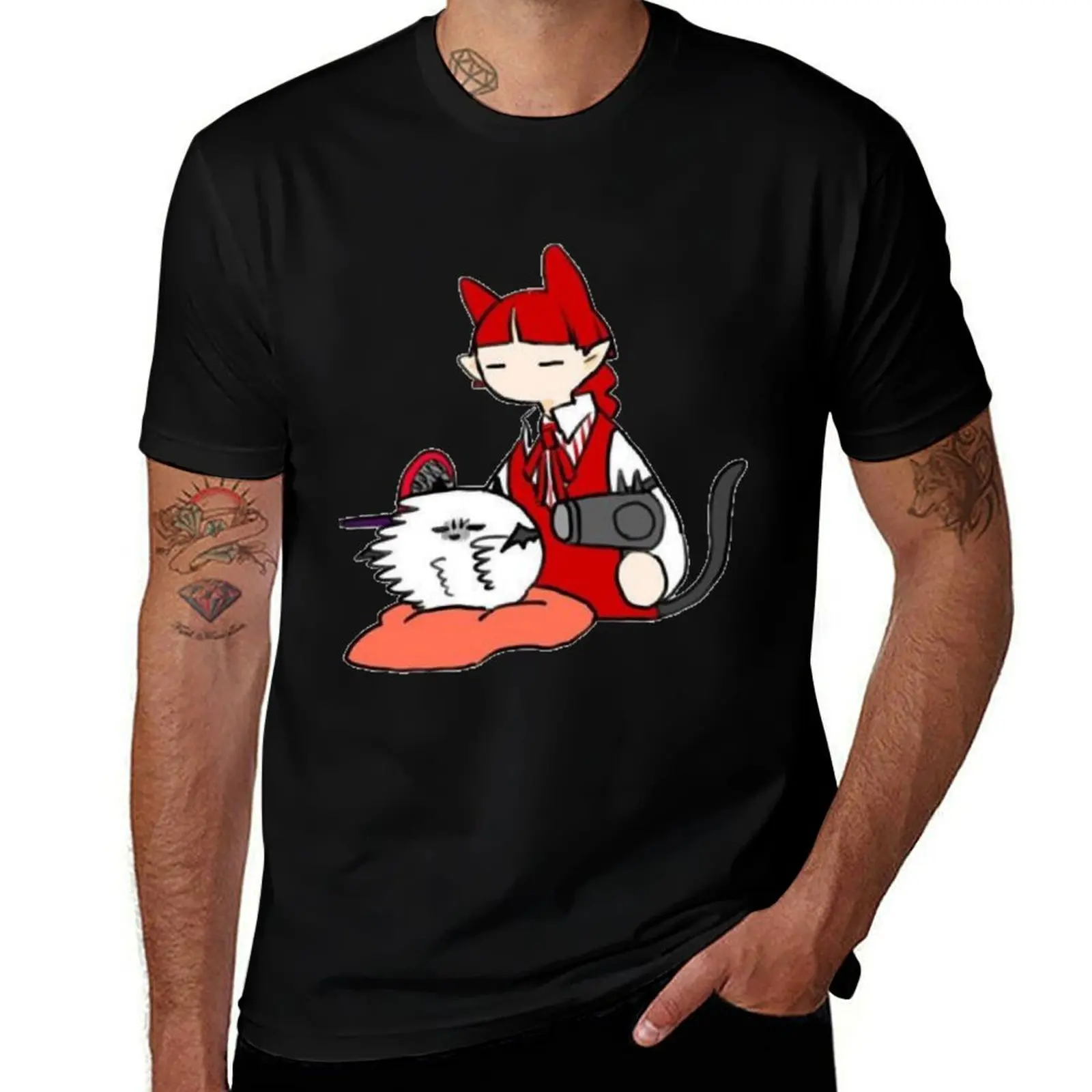 

Eggie and Opera Chibi (Welcome to Demon School Iruma) T-Shirt man t shirt cotton high quality man t shirt heavy cotton T-Shirt