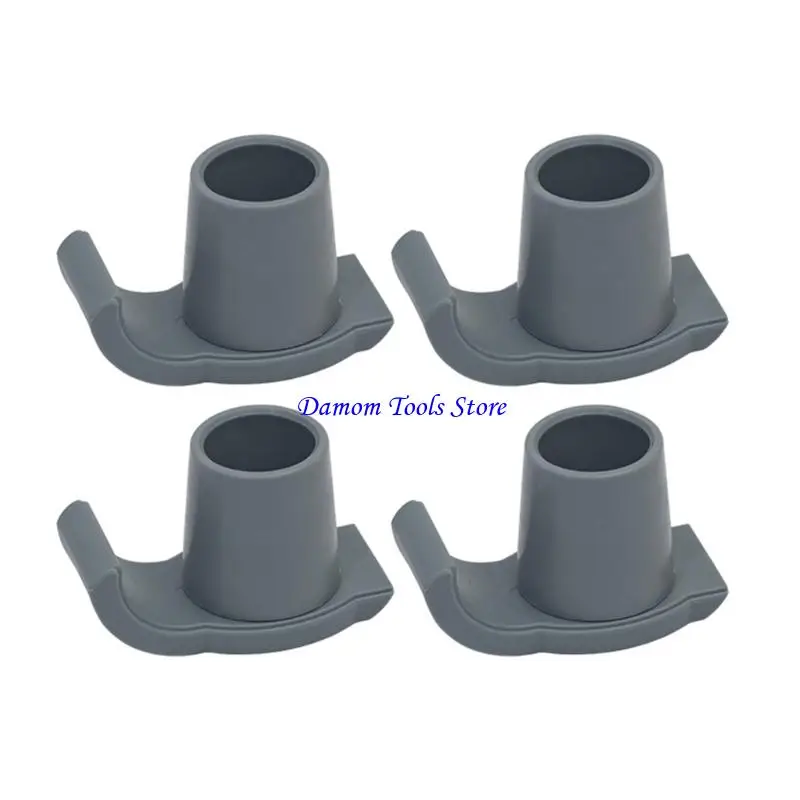 57BE 4Pcs Walker Gliders Skis Rubber Protectors For Walking Aids Prevent Floor Damage