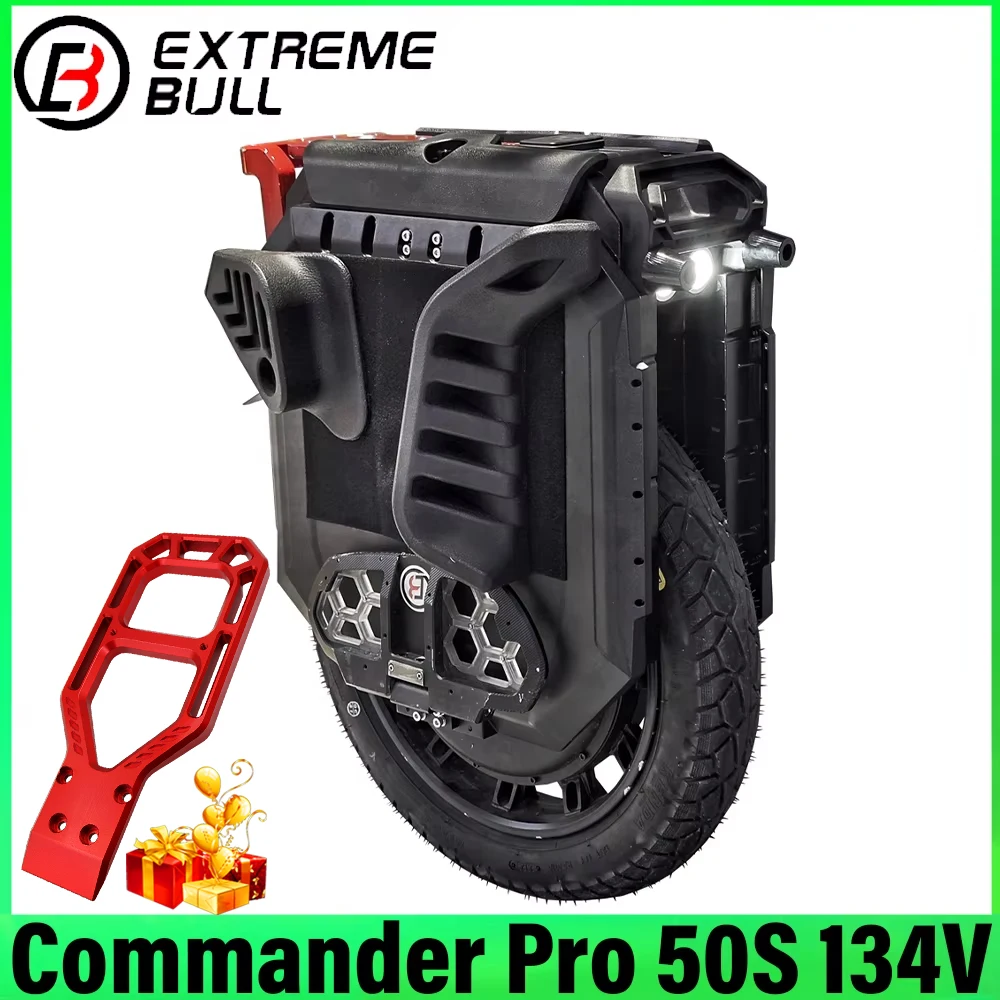 EXTREME BULL Commander Pro 50S 134V Motor C40 4000W Electric Unicycle 20inch Commander Pro 50S 3600wh Adjustable  Suspension