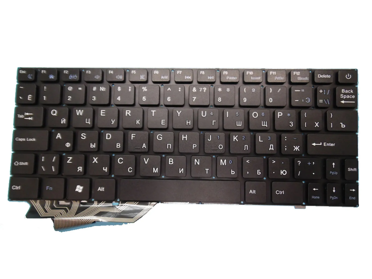 Laptop Keyboard For DIGMA EVE 11 C408 ES2055EW/EVE 11 C409 ES2056EW Without Frame Black Russian RU/United States US