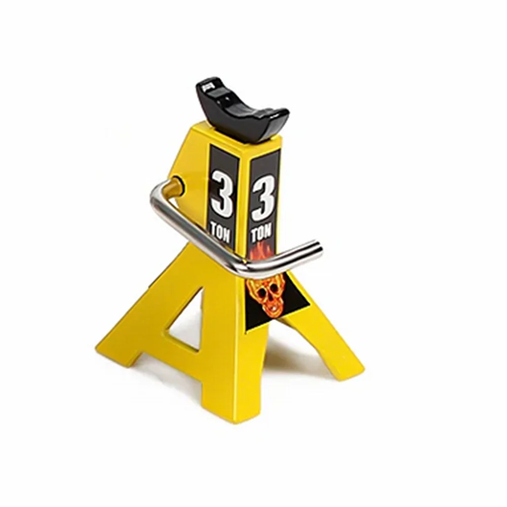 2 PCS Jack Repair Tool Height Adjustable Frame Placed Holder 3 Ton Floor Simulation Jack Stands for 1/10 RC Crawler Car