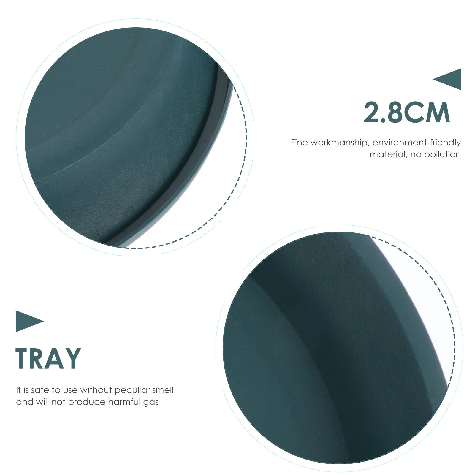 

5pcs Root Control Pot Trays Thickened Green Water Proof Saucers for Plant Pots Balcony Flowerpot Bases Gardening Supplies