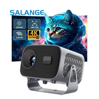 Salange Mini Projector P28B Android 180° Adjustable Projection Angle Home Theater BT 5.2 Smartphone Airplay Miracast Compatible