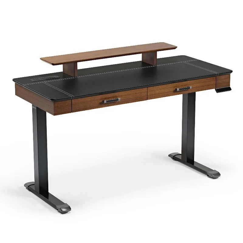 Computer desk lift with socket chest of drawers, furniture light luxury business desk