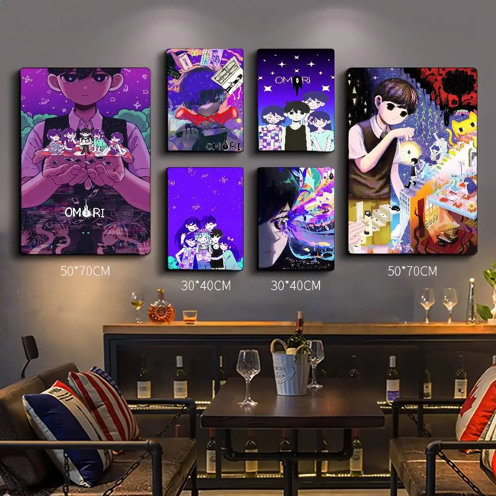 Game Omori klassische Vintage-Poster, HD-Qualität, Wandkunst, Retro-Poster für die Wanddekoration zu Hause