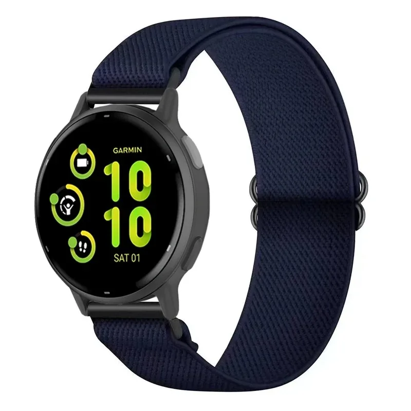 Nylon Loop Strap For Garmin Forerunner 970 570 965 55 165/Active 6-5 Breathable Bracelet For Garmin Approach S50/Venu 2-3-4 45mm