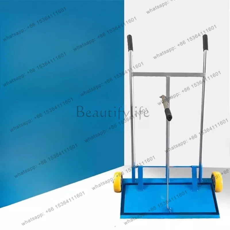 LX  Hand Push Suction Car Magnetic Broom Clear Workshop Site Broken Iron Steel Shot Artifact