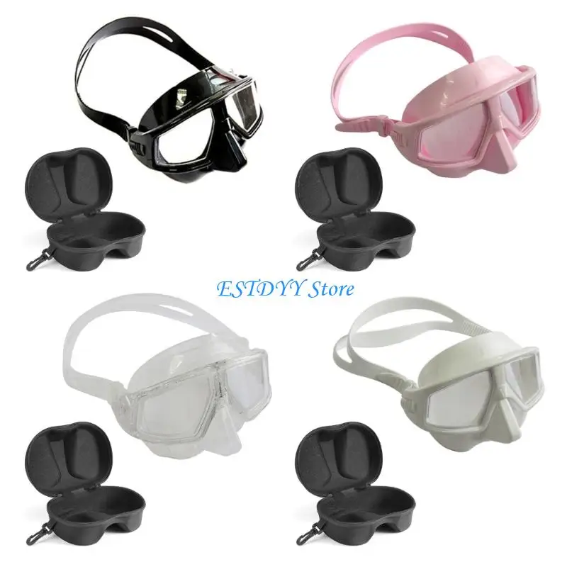 

G6DE Extreme Perception Soft Rosin Freediver Mask With Ergonomic Unobtrusive Plan and Protective Storage Box
