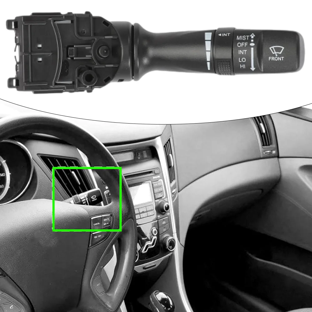 

Windshield Wiper Control Switch for Hyundai Sonata Elantra Kia Rio Forte Forte5 Left Hand Drive 93420-1U000