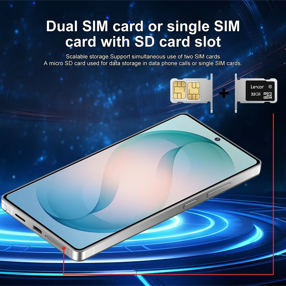 K-Touch Mobiltelefone C27 Ultra 7,3 Zoll Smartphone 5G Dual-SIM Android 15 Handy 16+48MP Kamera 22GB+2TB 7800mAh WLAN GPS Gesichtserkennung Entsperrt Globale Version Mobiltelefone – Detail 15