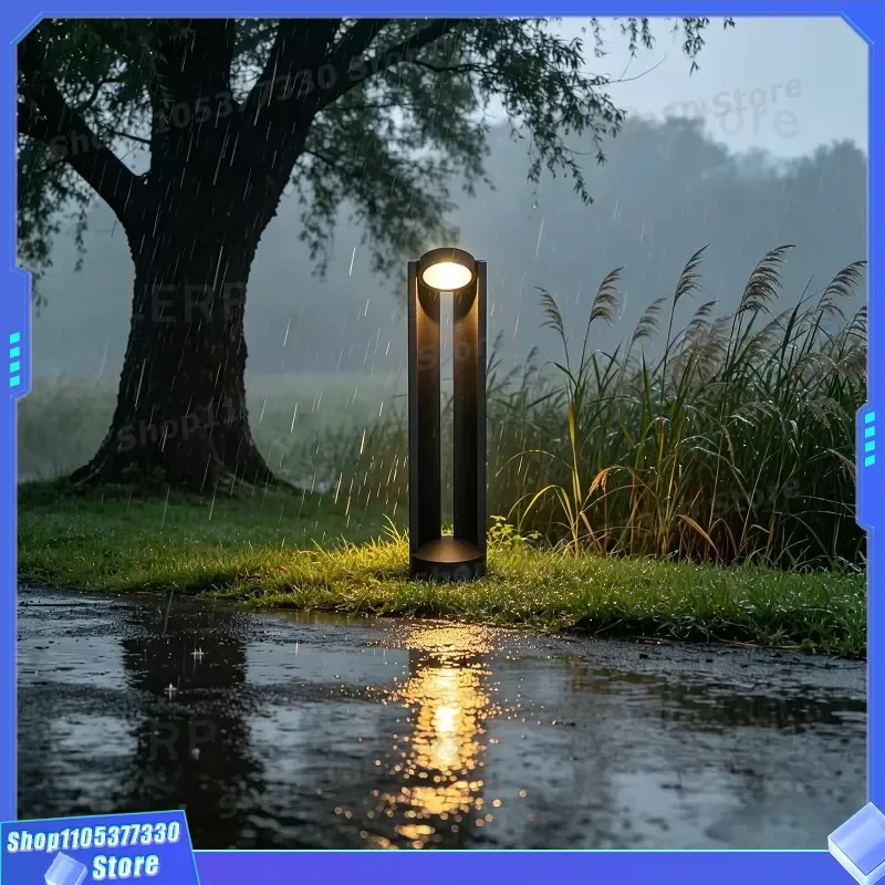 10W LED Post Light Aluminum Garden Landscape Lamp IP65 Waterproof Outdoor Lawn Light for Walkway Yard Decoration Modern