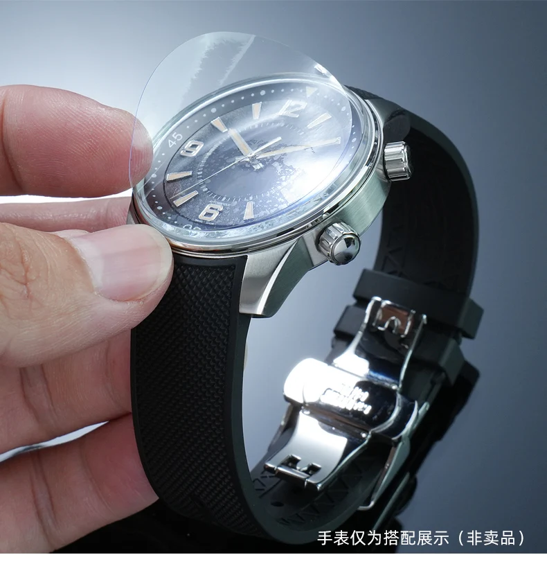 PVC Watch Mirror Protective Film PVC Electrostatic Film Surface Sticker Repair Tool Circular Transparent Film 17-45MM 100 pieces