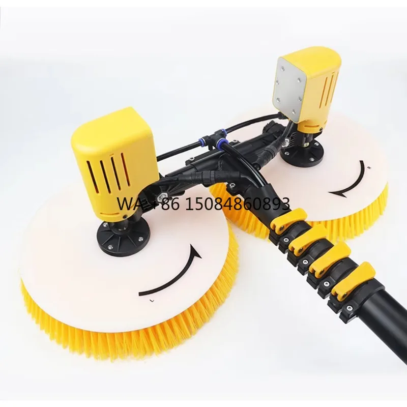 Telescopic Roller PV Cleaner, High Power Motor, Professional Mechanical Tool for Large Photovoltaic Station Cleansing