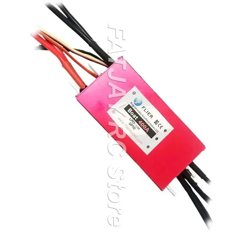 Ultra-large Current Voltage 400A 3-16S Brushless Waterproof ESC FATJAY FLIER RC Boat Hydrofoil Electronic Speed Controller