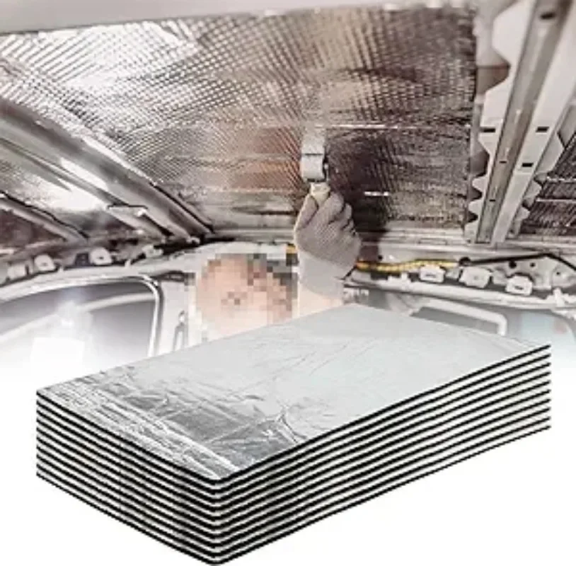 Sound Deadener Mat for Cars Heat Shield Mat Sound Dampening Material Moistureproof Waterproof Automobile Insulation Sound
