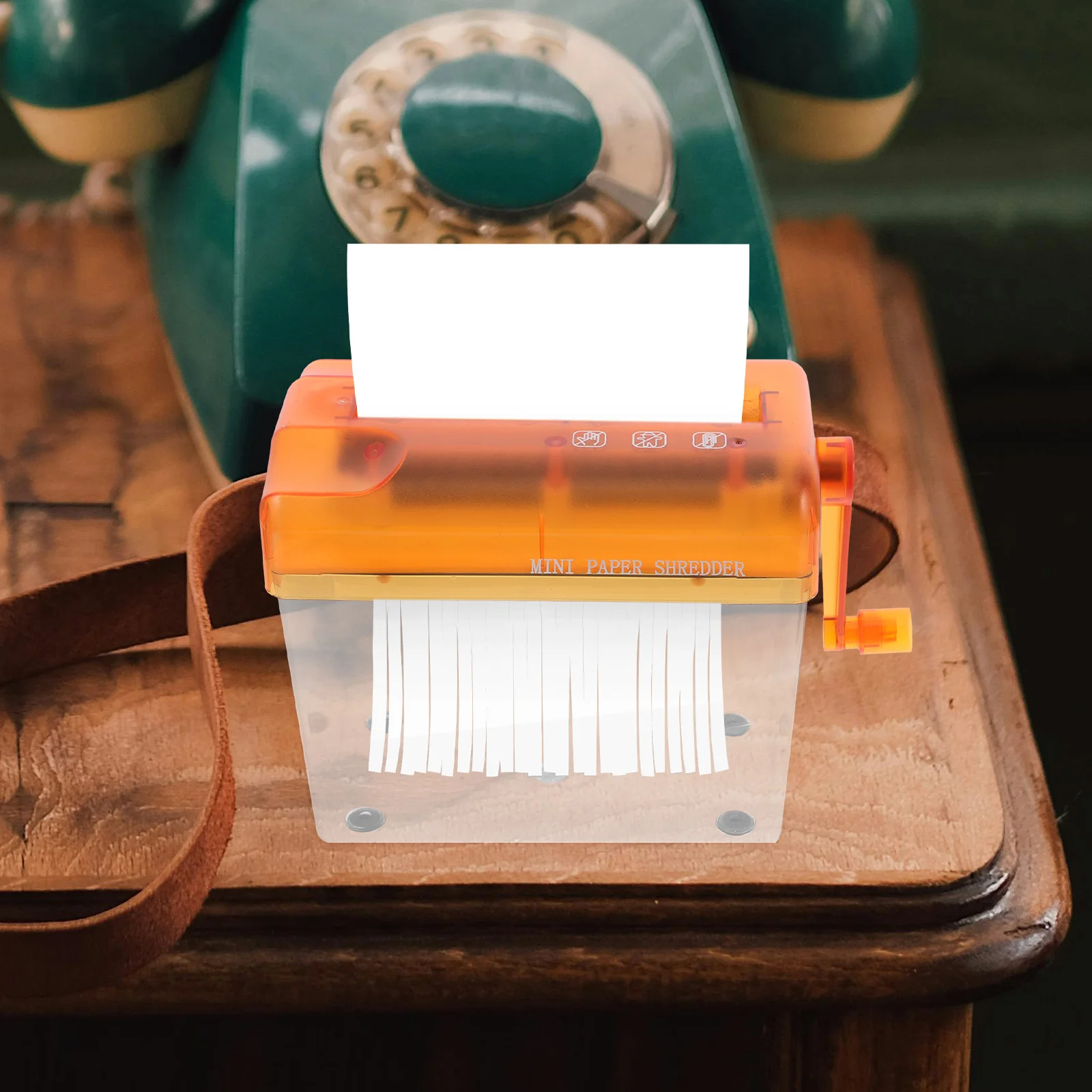 

Mini Paper Portable Manual Document Shredding Machine For Desktop Paper Shredder Home Office Small A6 Desktop Cutter Tool