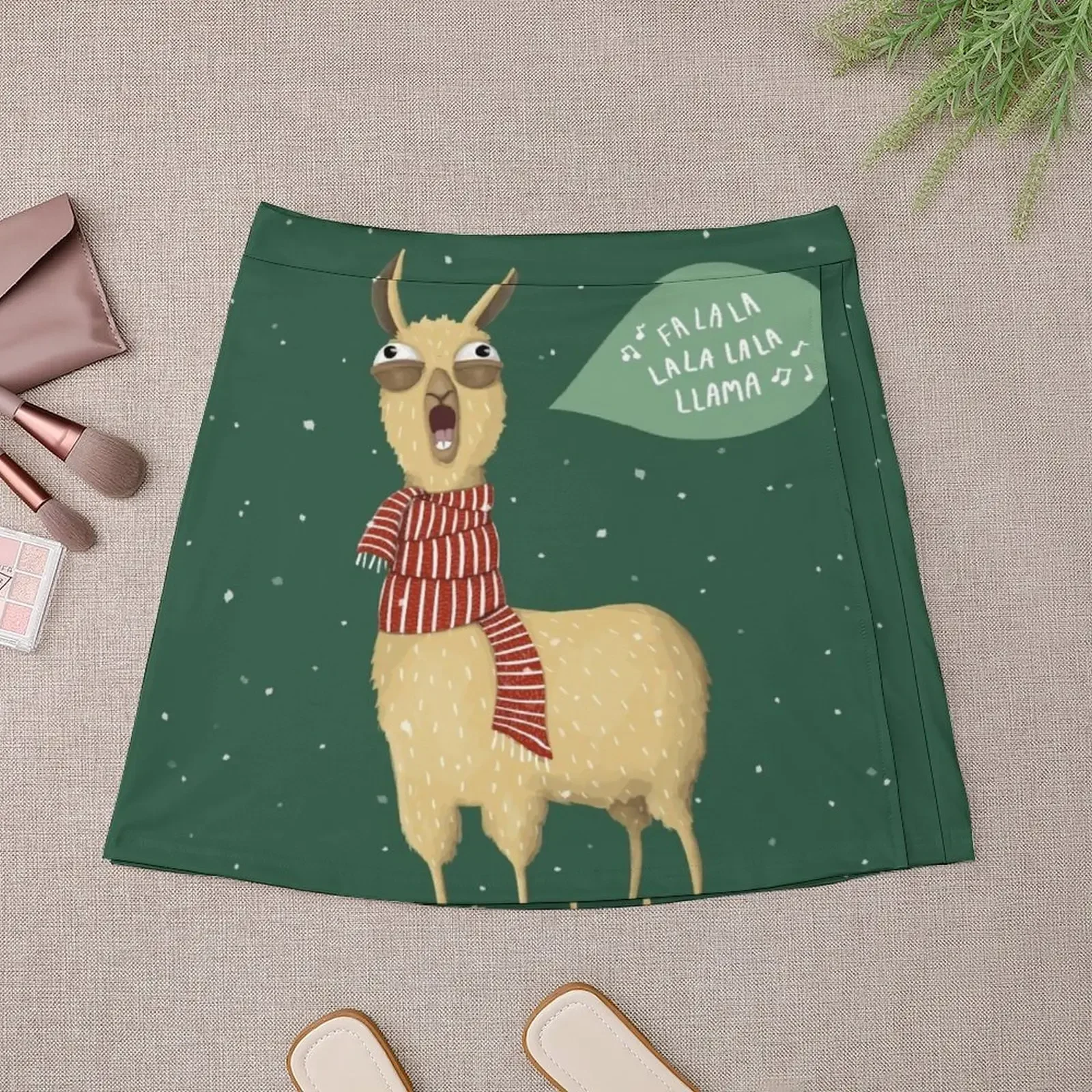 Christmas holiday Llama Mini Skirt luxury designer clothing women Kawaii Clothes for summer