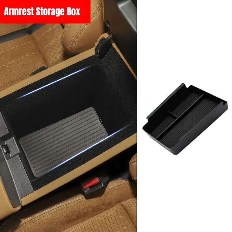 Auto-Aufbewahrungsbox für Mazda 6e EZ-6 J90A 2024~2027 Armlehnen-Aufbewahrungsbox Mittelkonsole Untere Ablage Verstauen Ordnungssystem Zubehör – Detail 2