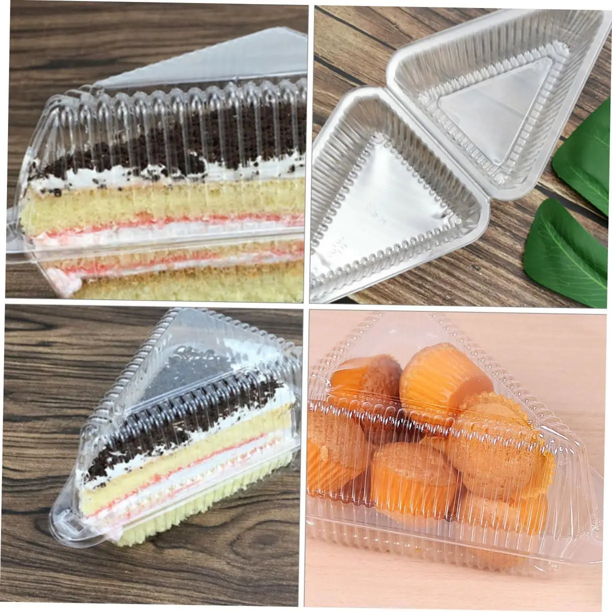 Scatola per imballaggio di caramelle regalo da 10/20 pezzi/30 pezzi con coperchio, utilizzando una scatola per imballaggio di mousse con design a triangolo, adatta per uso domestico e in caffè