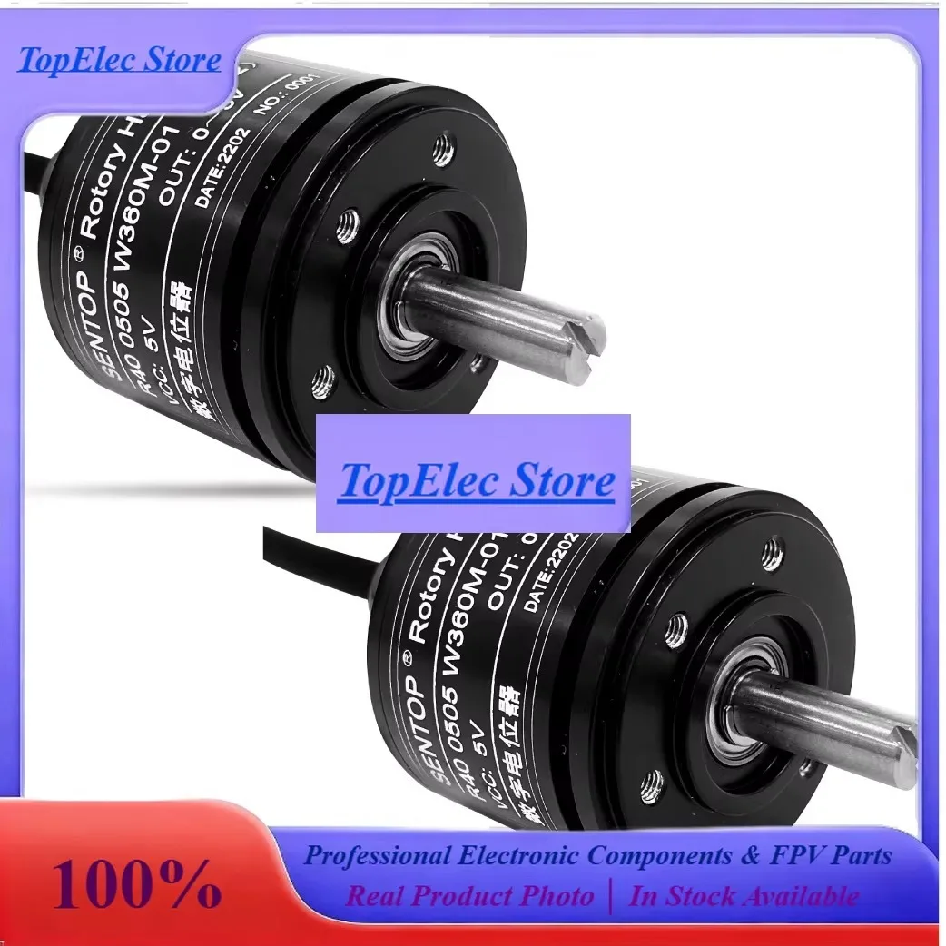 TopeR40B Angle Sensors High Protection Degree Rotary 0505 Analog 0-5V Output Hall Effect Potentiometers