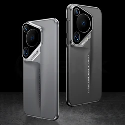 Luxury Blade Armor Plastic Case For Huawei Pura P70 Ultra Pro + Camera Protective Matte Slim Cover For Huawei Pura 70 Pro Case