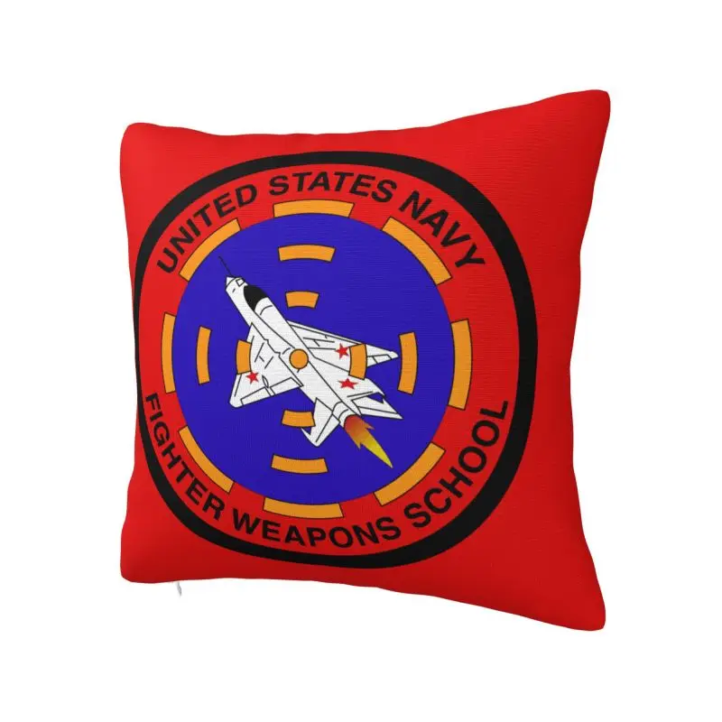Fighter Jet Top Gun Pillow Case Decoration Nordic Maverick Film Cushion Decoration Salon Square Pillowcase