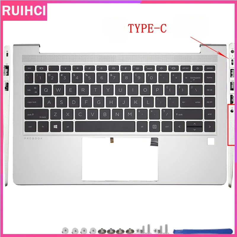 Для 430 440 450 460 G6 G7 G8 G9 G10 G11 новая клавиатура США, упор для рук, верхняя крышка, замена клавиатуры N10777-001