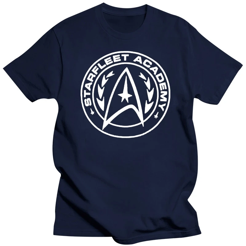 STARFLEET ACADEMY MENS T SHIRT SCI-FI CADET SPOCK TREKKIE TV FILM INSPIRED GEEK