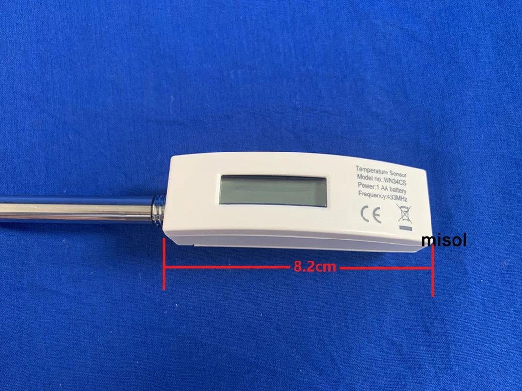 Sensore di temperatura del suolo Misol con sonda, sensore di temperatura del suolo, WN34CS