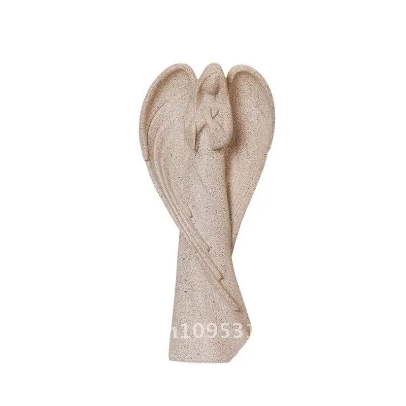 

New European-style Prayer Sandstone Angel Decorations Home Living Room Study Creative Statue Crafts