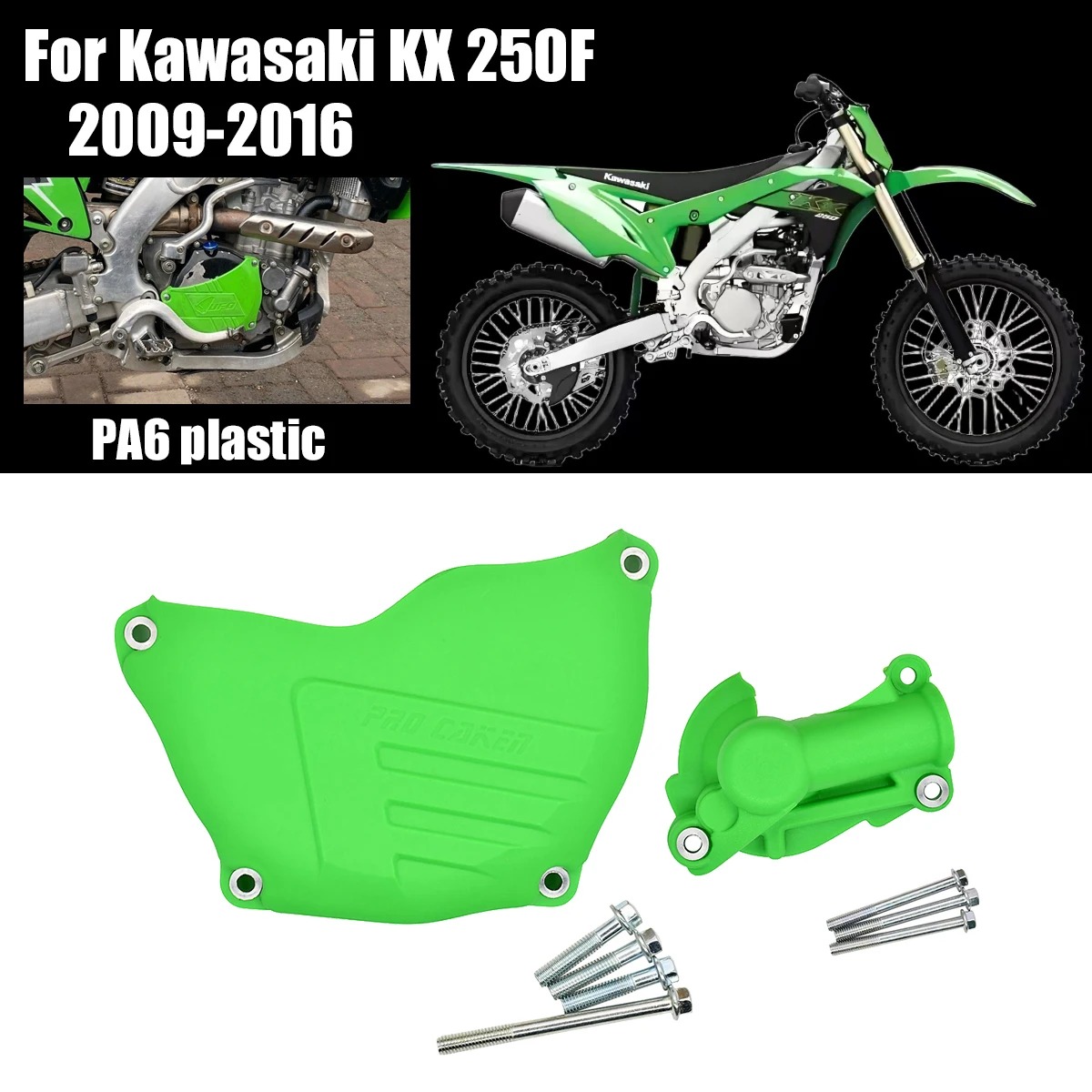 

Motocross Clutch Guard Water Pump Protector For Kawasaki KX250F KX 250F KXF250 2009 2010 2011 2012 2013 2014 2015 2016 Dirt Bike