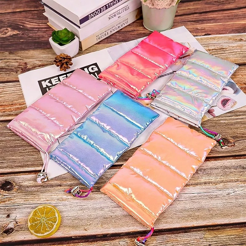 حافظة هاتف حرارية أسفل القطن الحرارية الدافئة الهاتف المحمول الحقيبة مع الرباط في الهواء الطلق غطاء الهاتف أكياس ملحق لارتفاع الحرارة C #3