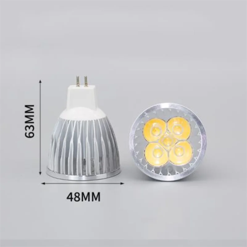 10pcs Super Brilhante MR16 Lâmpada Led 9W 10W 12W 15W AC/DC12V Lâmpada Branco Quente/Branco l Ângulo de 360 Graus LED Spotlight Luz