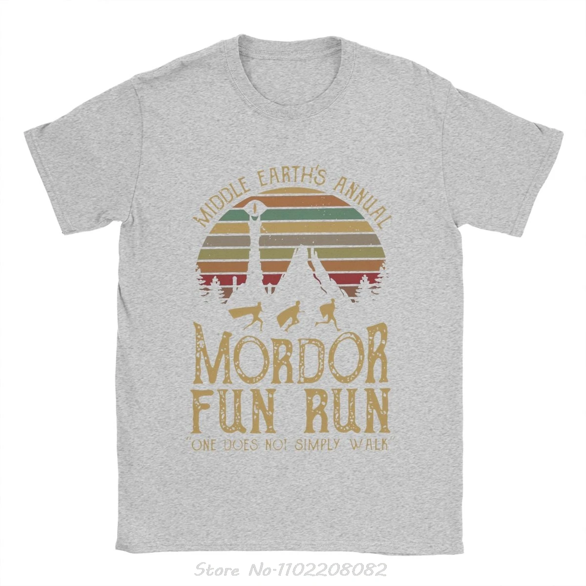 Mordor L-lords Of The R-rings T-shirt Clothing Vintage Short Sleeve Summer O-neck T Shirt Fitness Tshirt