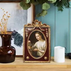 Picture Frame Antique Tabletop Wall Hanging   Frame Picture Holder