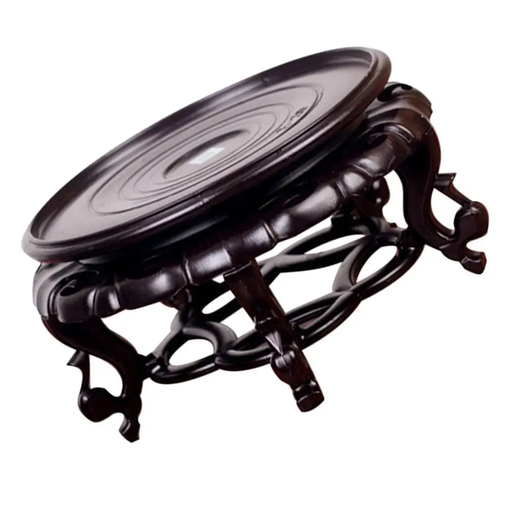 

Plastic Decorative Flowerpot Holder 20cm Round Base Bottle St Tray Potting Versatile Storage