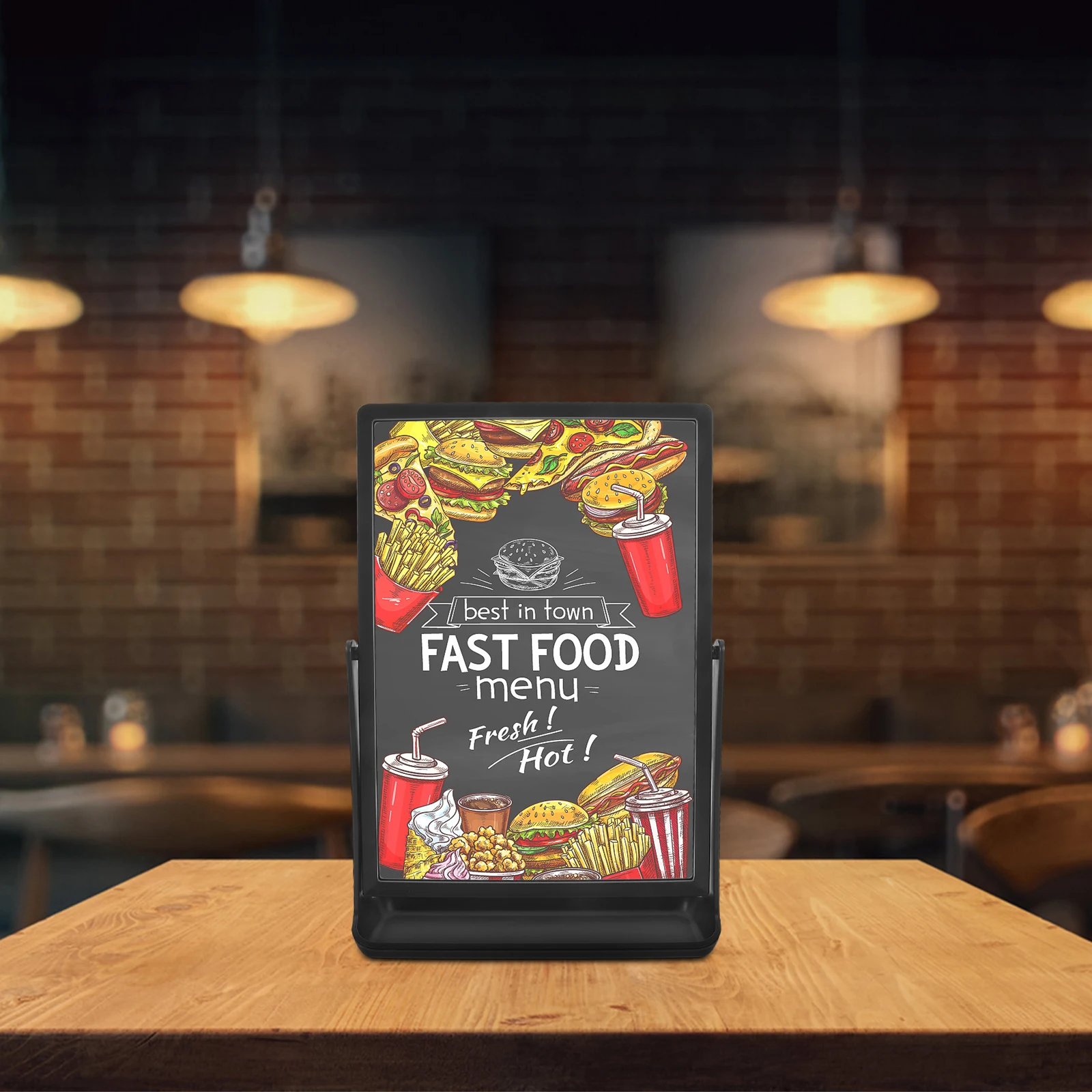 Table Display Stand Double-sided Tent Monitor Clear Menu 、PMMA Plastic Sign Holder Card