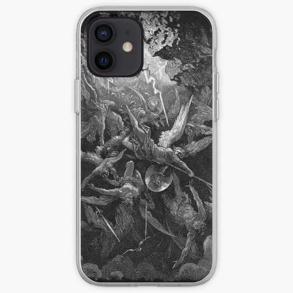 Lithograph Gustave Dore Paradise Los  Phone Case Customizable for iPhone X XS XR Max 6 6S 7 8 Plus 11 12 13 14 Pro Max Mini