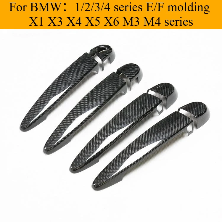 

E90 Carbon fiber exterior door handle for BMW 1234 series X1 X3 X4 X5 X6E/F chassis M3 M4 E92 E93 F30 F35 GT F34 E84 F25 F26 E70