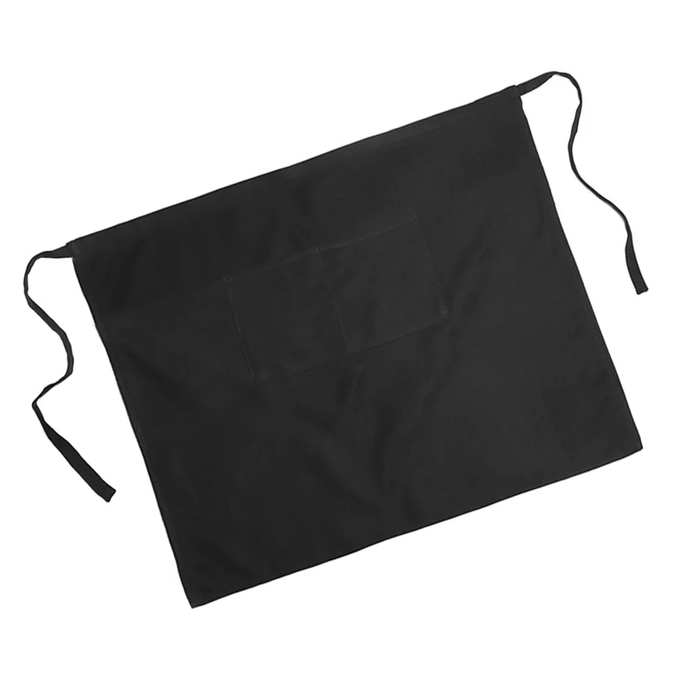 Skirt Work Apron Black Half-length Simple Cooking Practical Kitchen Commercial Home