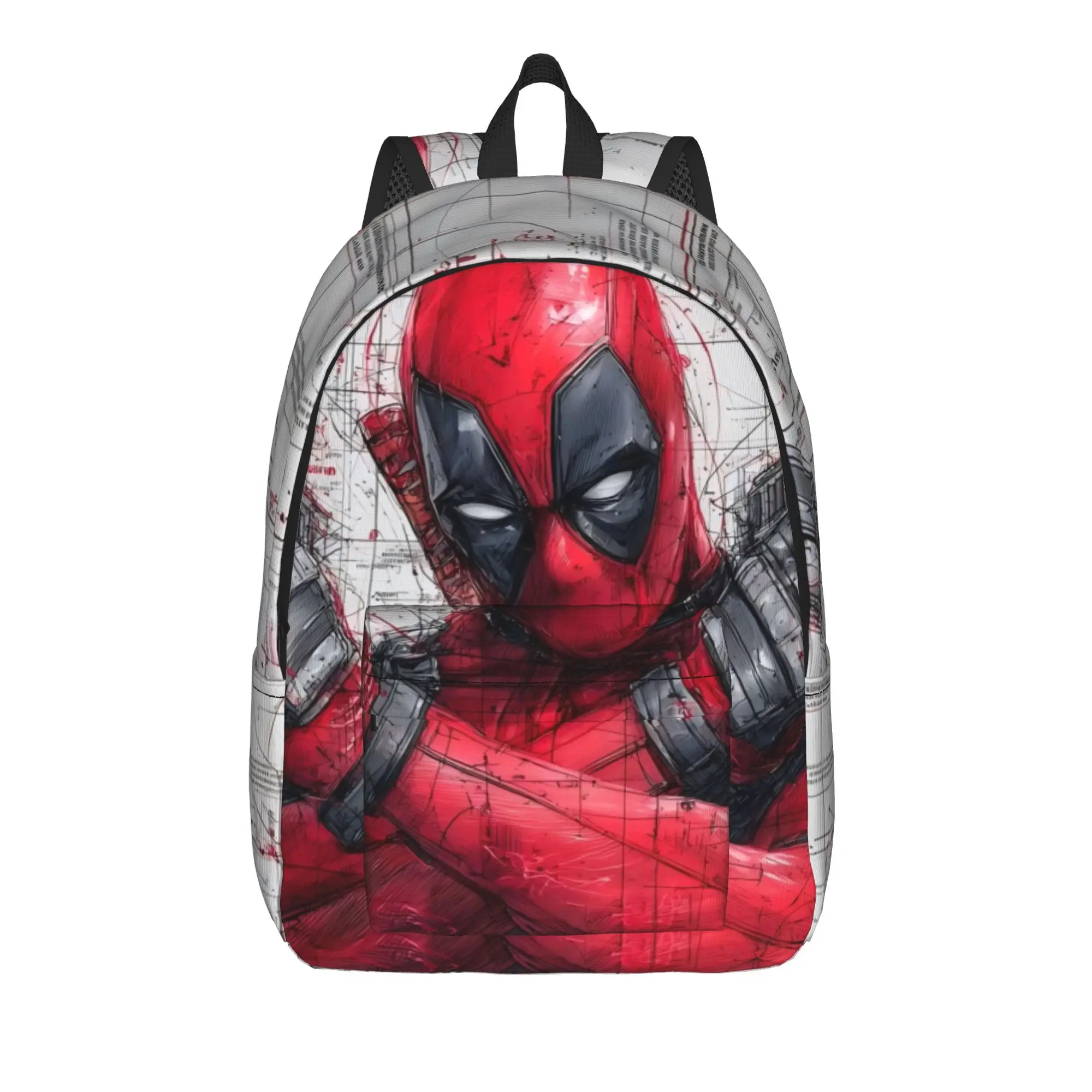 

Marvel Daypack Back to school season Deadpool Fashionable Backpack