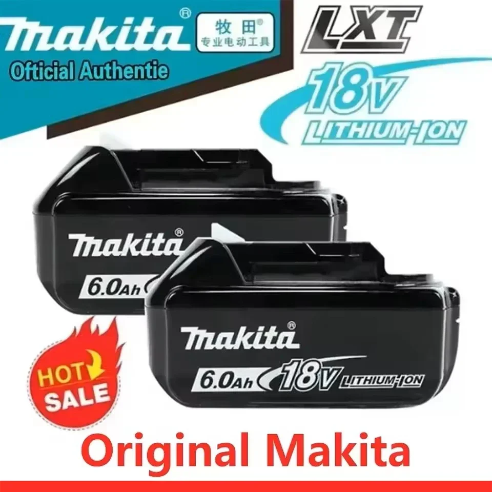 

618 Genuine Makita 5Ah 6Ah, for Makita 18V tool Battery BL1830B BL1850B BL1860BL1815 BL1840 Replacement Lithium Battery LXT400