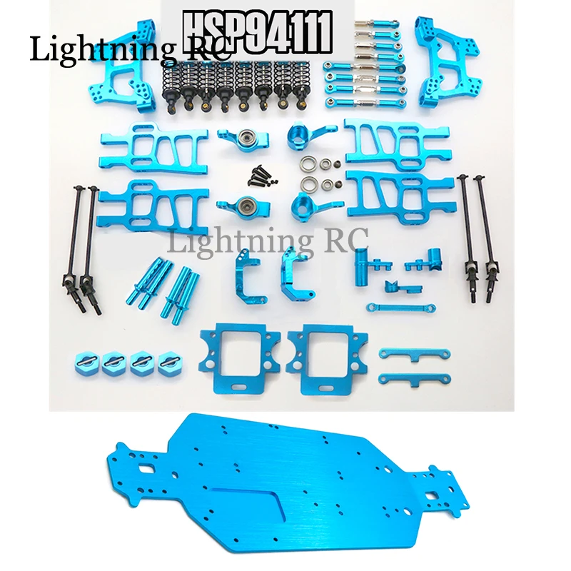 Kit complet de mise à niveau en métal, pour voiture RC 1/10 HSP 94108 94111