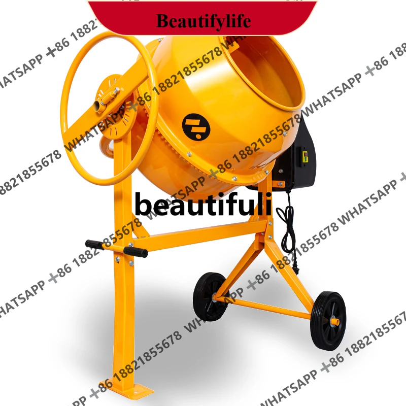 Z189 Small Household Concrete Mixer  Feed Machine Fertilizer and Cement Vertical Multi-functional Electric Mixer