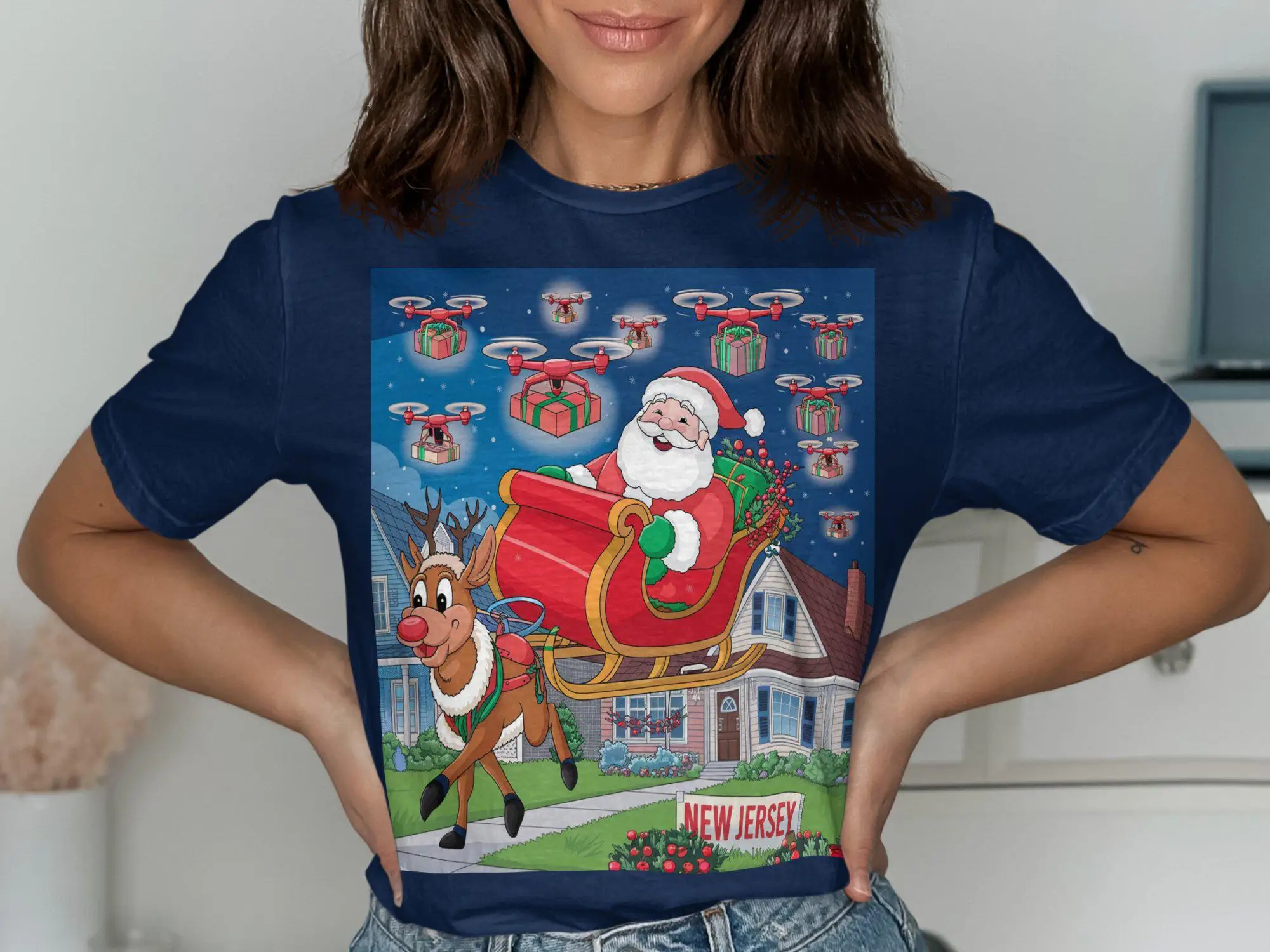 

Christmas Drones T Shirt